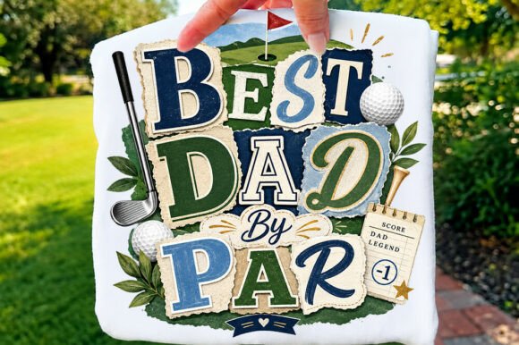 Best Dad by Par T-shirt, Father Day Png Review