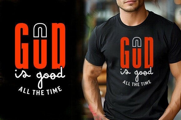 Color God Is Good All The Time Tshirt De