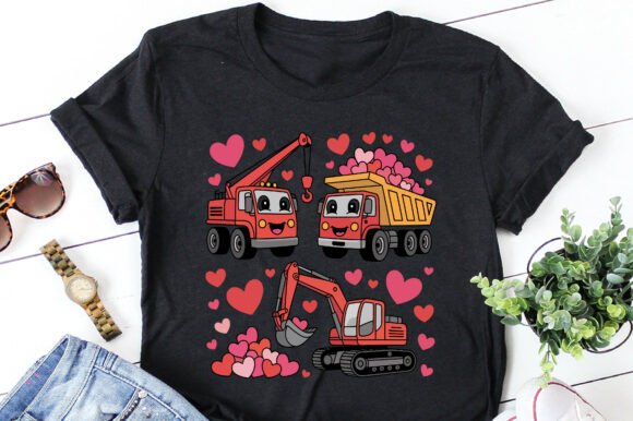 Construction Trucks Valentines Day Png Review