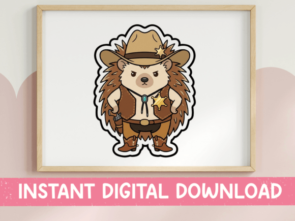 Cowboy Hedgehog Sheriff Badge Review