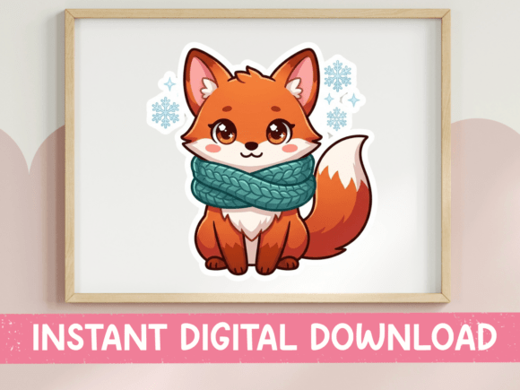 Cute Fox Cozy Scarf Snowflakes Review