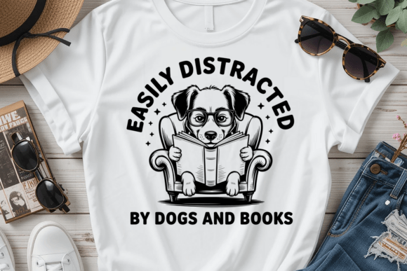 Easily Distracted Dogs Books PNG Review