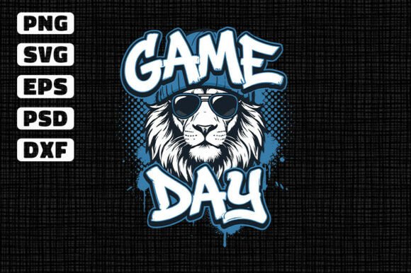 Game Day Lion Mascot Sublimation Design Review
