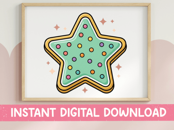 Green Star Sugar Cookie Kawaii Print Review