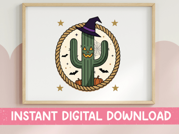 Halloween Cactus Witch Hat Rope Frame Review