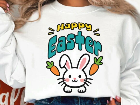 Happy Easter Sweatshirt PNG Design Review