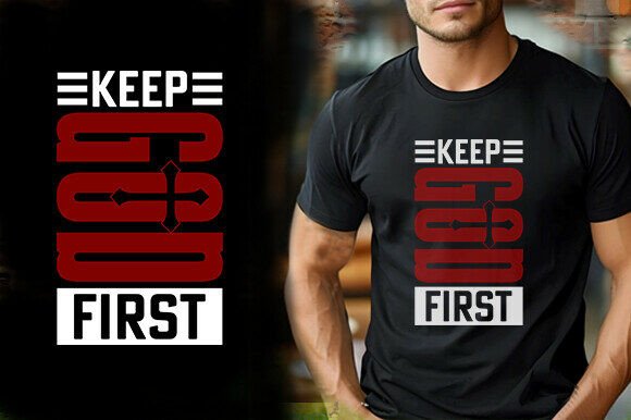 Keep God First Tshirt Design Review