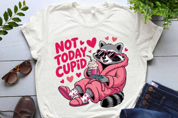 Not Today Cupid Raccoon Anti Valentine s