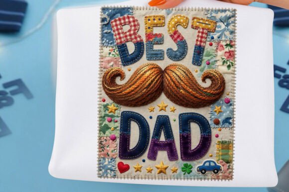 Patchwork Best Dad Embroidery Review