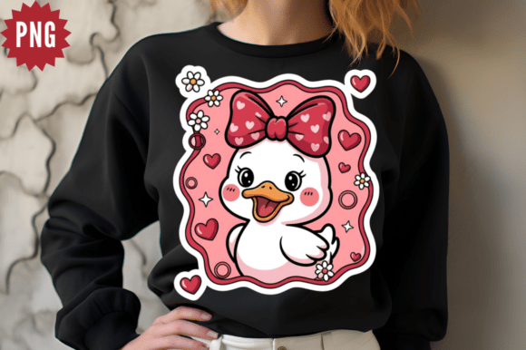 Preppy Valentines Goose PNG Review