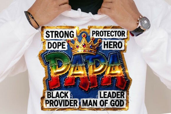 Review: Patchwork Papa Strong Protector Shirt Design