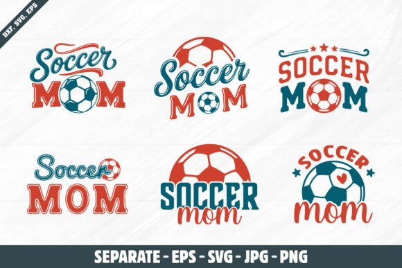 Soccer Mom Typography T-shirt Design Review