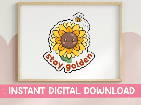 Stay Golden Kawaii Sunflower with Bee Review