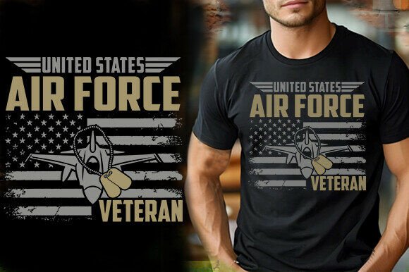 UNITED STATES AIR FORCE VETERAN TSHIRT D Review